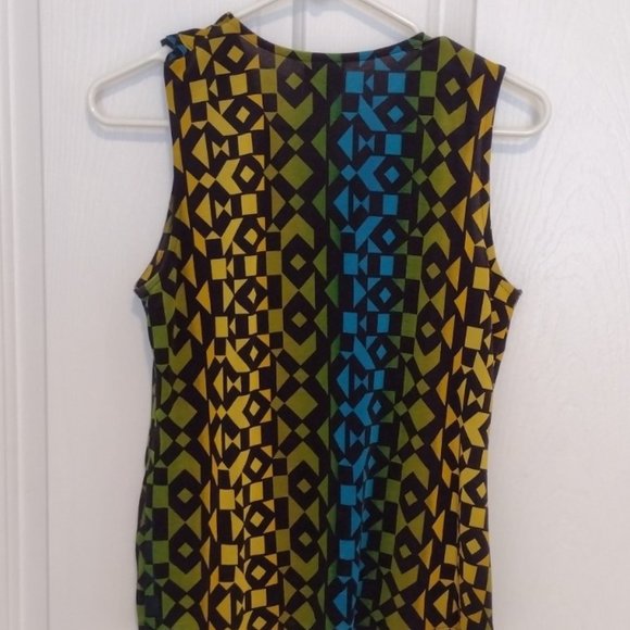 Worthington Geometric Ladies Sleeveless Top - Picture 4 of 9